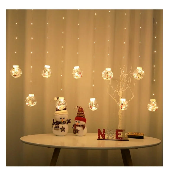 9.84 Feet Christmas-themed Snowman Light, Rich Holiday Atmosphere, Easy To Install, SuitableFor Indoor And Outdoor Use