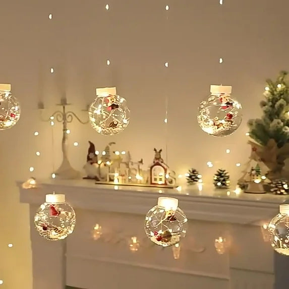9.84 Feet Christmas-themed Snowman Light, Rich Holiday Atmosphere, Easy To Install, SuitableFor Indoor And Outdoor Use